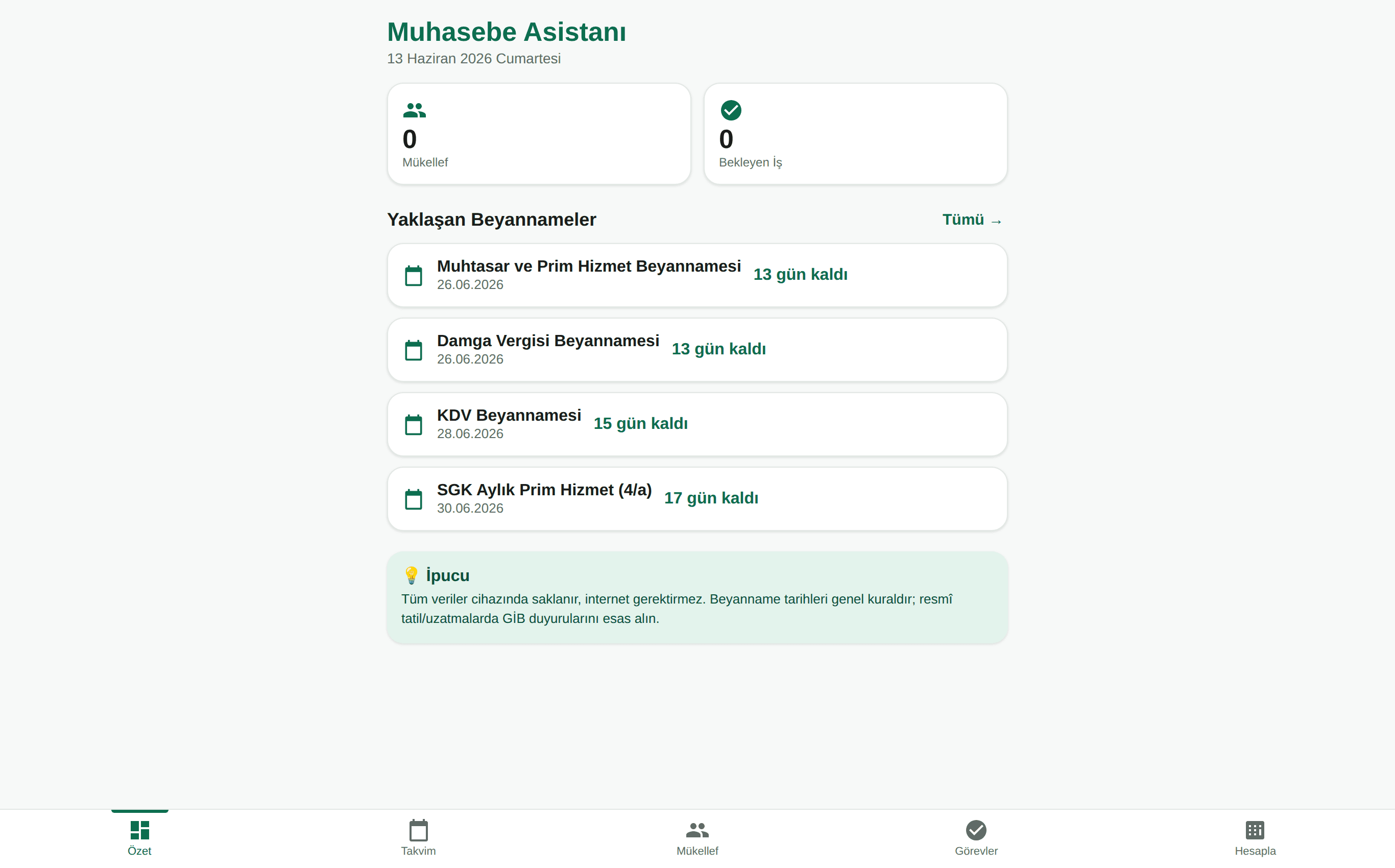 Muhasebe Web